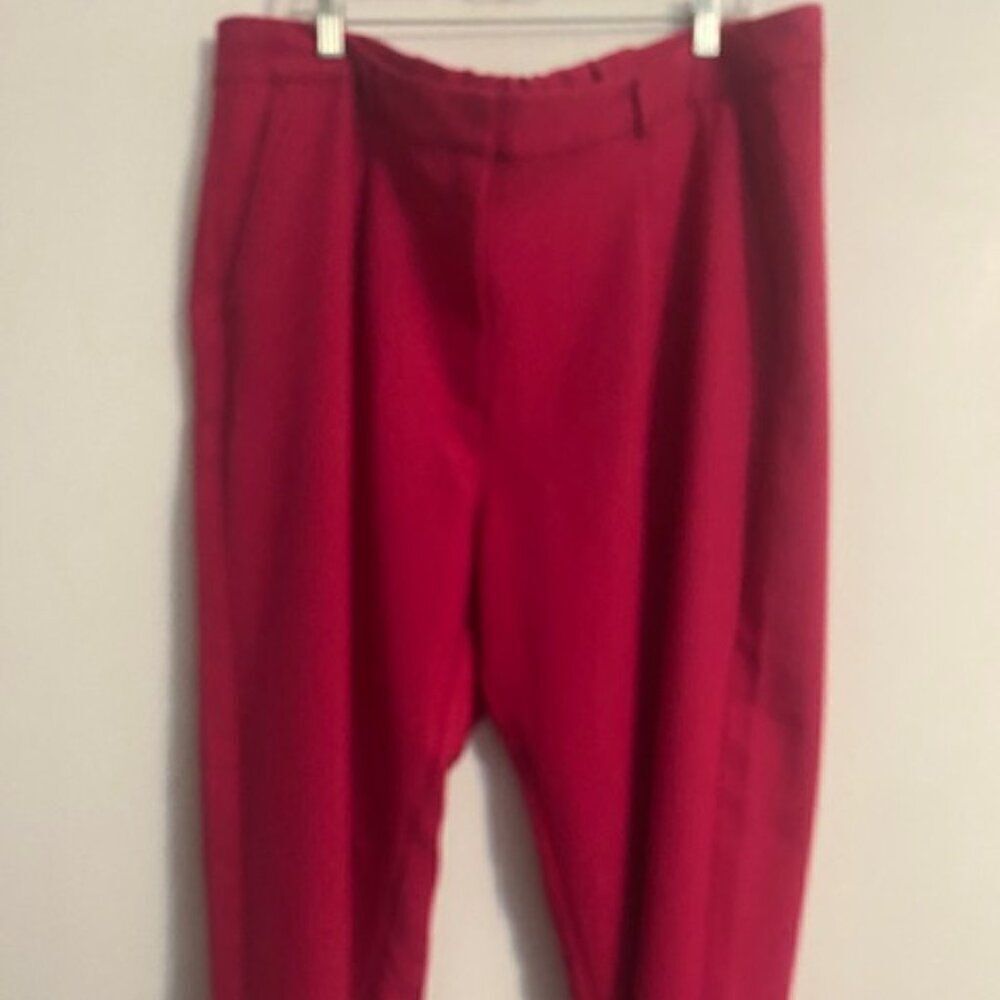 Old Navy Pink Taylor pleated front high rise wide-leg trousers, size XXLP